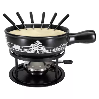 Service à fondue au fromage